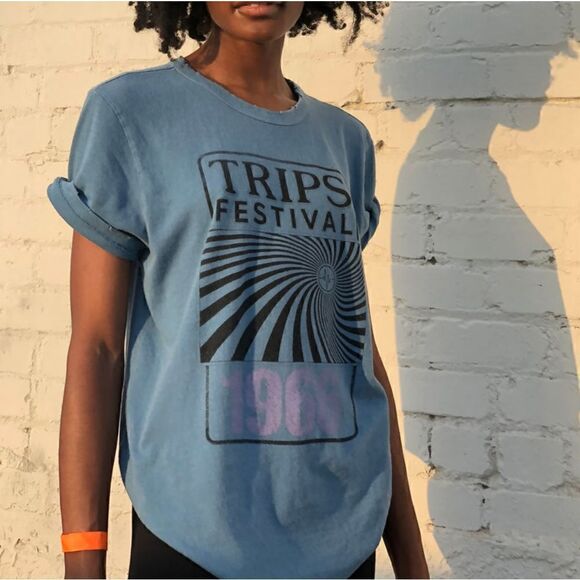 Stoned Immaculate Trips Fest Indigo Unisex Tee Size XXL NEW - Picture 1 of 6